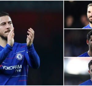 Hazard, Higuaín, Morata y Kovacic Hazard, Higuaín, Morata y Kovacic