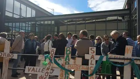 Concentración en Barruelo en favor de la recuperación de las guardias médicas Palencia