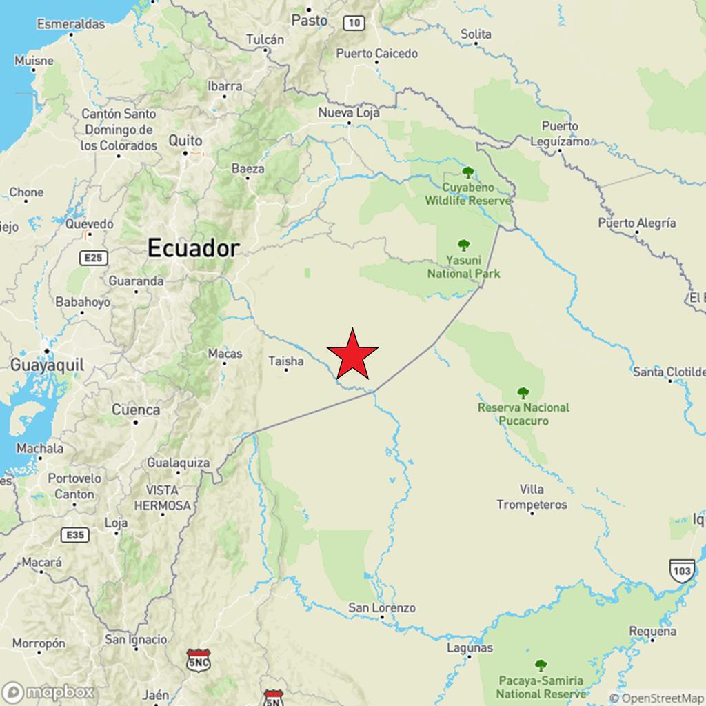 Registrado un terremoto de magnitud 7,5 en la zona este de Ecuador Registrado un terremoto de magnitud 7,5 en la zona este de Ecuador