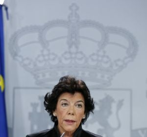 La ministra de Educación y Portavoz, Isabel Celaá La ministra de Educación y Portavoz, Isabel Celaá