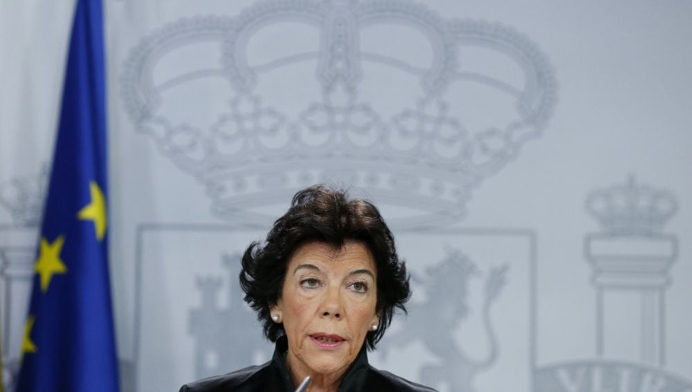 La ministra de Educación y Portavoz, Isabel Celaá