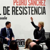 Mercedes Milá y Jesús Calleja presentaron el libro del presidente de Gobierno Pedro Sánchez