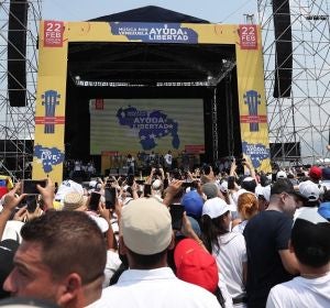 Imagen del concierto 'Venezuela Aid Live' Imagen del concierto 'Venezuela Aid Live'
