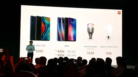Xiaomi anuncia en el MWC la llegada en Europa de su primer móvil con 5G por 599 euros Xiaomi anuncia en el MWC la llegada en Europa de su primer móvil con 5G por 599 euros