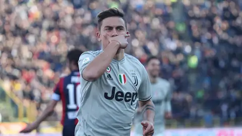 Paulo Dybala celebra su gol ante la Bolonia Paulo Dybala celebra su gol ante la Bolonia