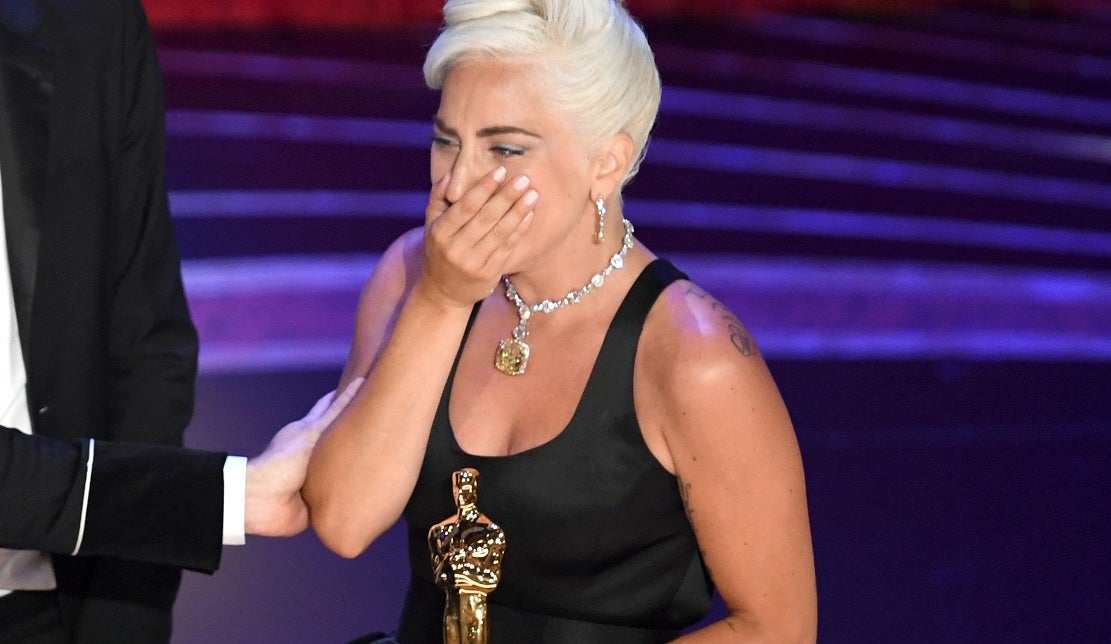 Las lágrimas de Lady Gaga tras ganar el Oscar a la Mejor Canción por 'Shallow': "Si tienes un sueño, lucha por él' Las lágrimas de Lady Gaga tras ganar el Oscar a la Mejor Canción por 'Shallow': "Si tienes un sueño, lucha por él'