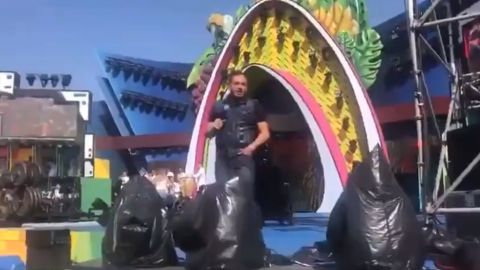 Manny Manuel actuando en Las Palmas