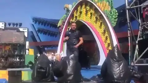 Manny Manuel actuando en Las Palmas Manny Manuel actuando en Las Palmas