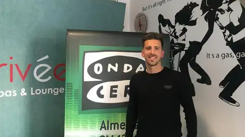 Juan Carlos Real, jugador de la UD Almería, en Onda Deportiva Juan Carlos Real, jugador de la UD Almería, en Onda Deportiva