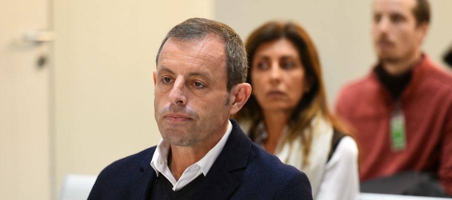 Sandro Rosell, en su comparecencia ante el juez Sandro Rosell, en su comparecencia ante el juez