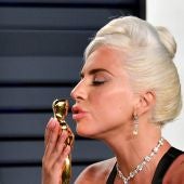 Lady Gaga tras ganar su Oscar por 'Ha nacido una estella'