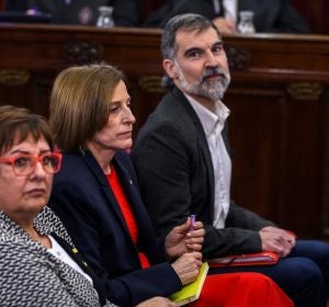 Jordi Cuixart y Carme Forcadell Jordi Cuixart y Carme Forcadell