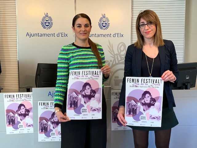 Conchita, Las Infrarrojas y La Furia, cartel del segundo Femin Festival de Elche Conchita, Las Infrarrojas y La Furia, cartel del segundo Femin Festival de Elche