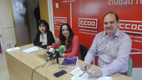 CCOO ha presentado en C.Real el informe sobre la brecha salarial en CLM CCOO ha presentado en C.Real el informe sobre la brecha salarial en CLM