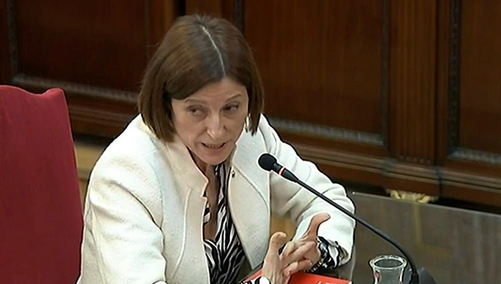 La expresidenta del Parlament Carme Forcadell