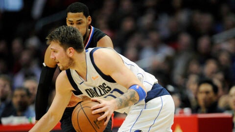 Luka Doncic, contra Los Angeles Clippers