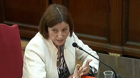 La expresidenta del Parlament Carme Forcadell durante su declaración La expresidenta del Parlament Carme Forcadell durante su declaración