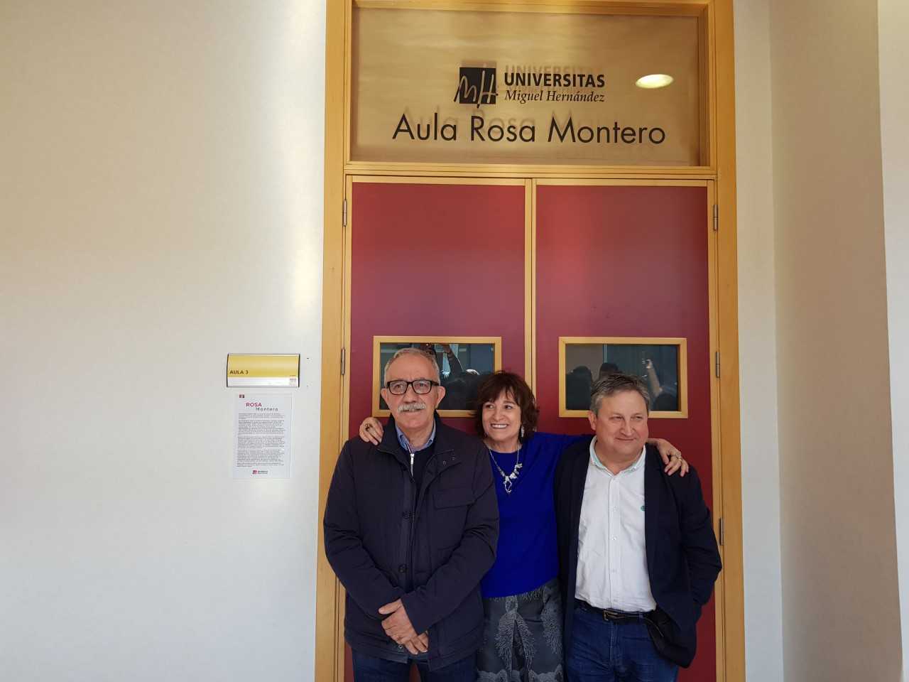 La Universidad Miguel Hernández de Elche dedica un aula a la periodista y escritora Rosa Montero La Universidad Miguel Hernández de Elche dedica un aula a la periodista y escritora Rosa Montero