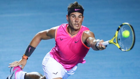 Rafa Nadal, en acci&oacute;n en M&eacute;xico
