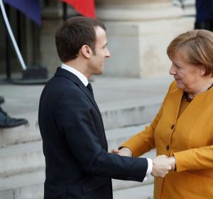 Emmanuel Macron y Angela Merkel Emmanuel Macron y Angela Merkel