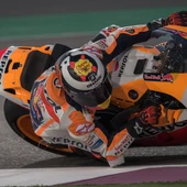 Jorge Lorenzo, subido en su Honda Jorge Lorenzo, subido en su Honda