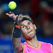 Rafa Nadal en un partido del Abierto de México Rafa Nadal en un partido del Abierto de México