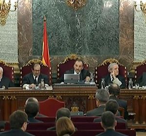 Imagen del jurado del Tribunal Supremo durante el juicio del procés Imagen del jurado del Tribunal Supremo durante el juicio del procés