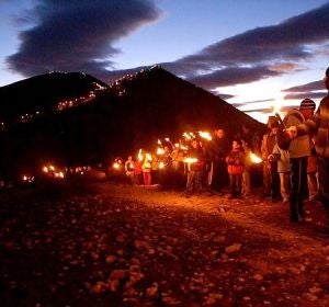 Bajada de Antorchas del Monte de Bolón de Elda Bajada de Antorchas del Monte de Bolón de Elda