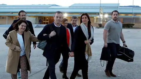 Sandro Rosell sale de la cárcel de Soto del Real. Sandro Rosell sale de la cárcel de Soto del Real.
