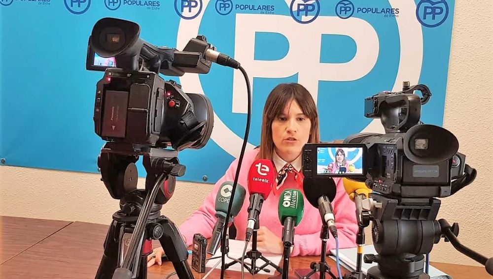 Erica Sánchez, concejala del PP en el Ayuntamiento de Elche