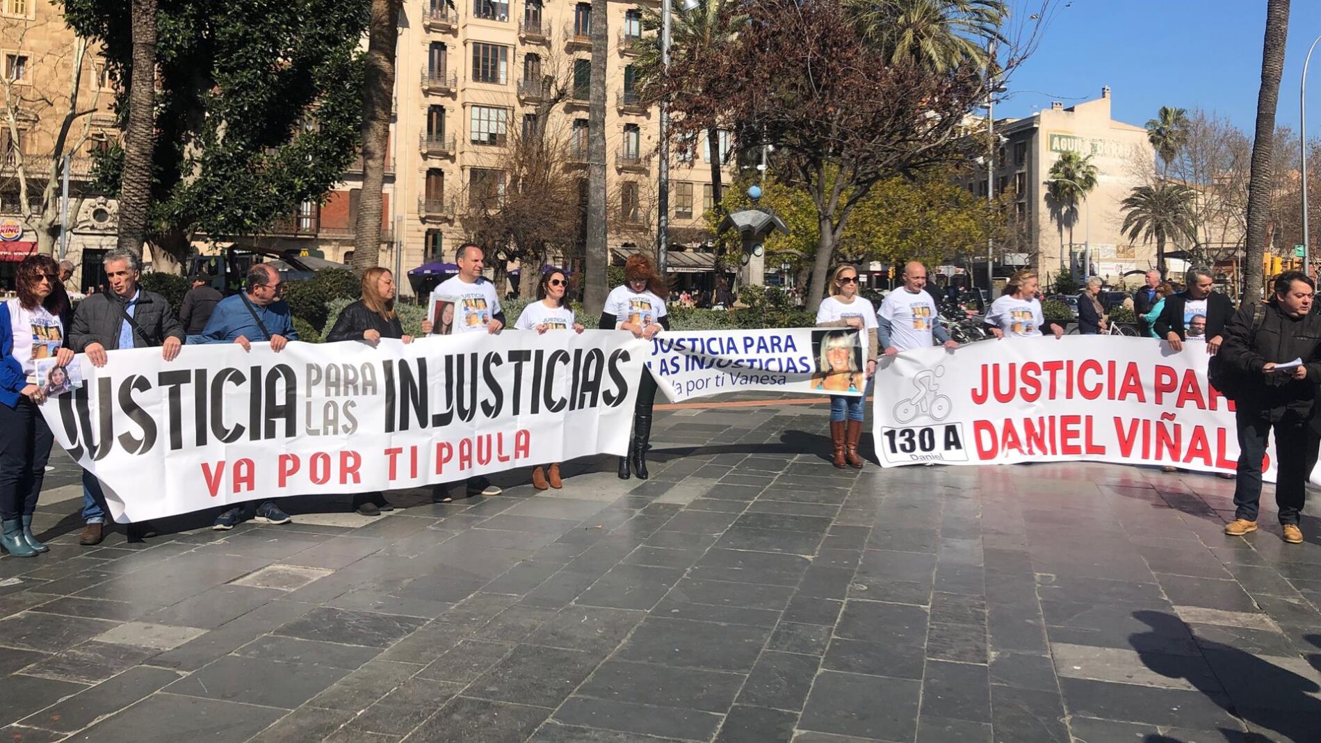 Familiares de víctimas de accidentes de tráfico 