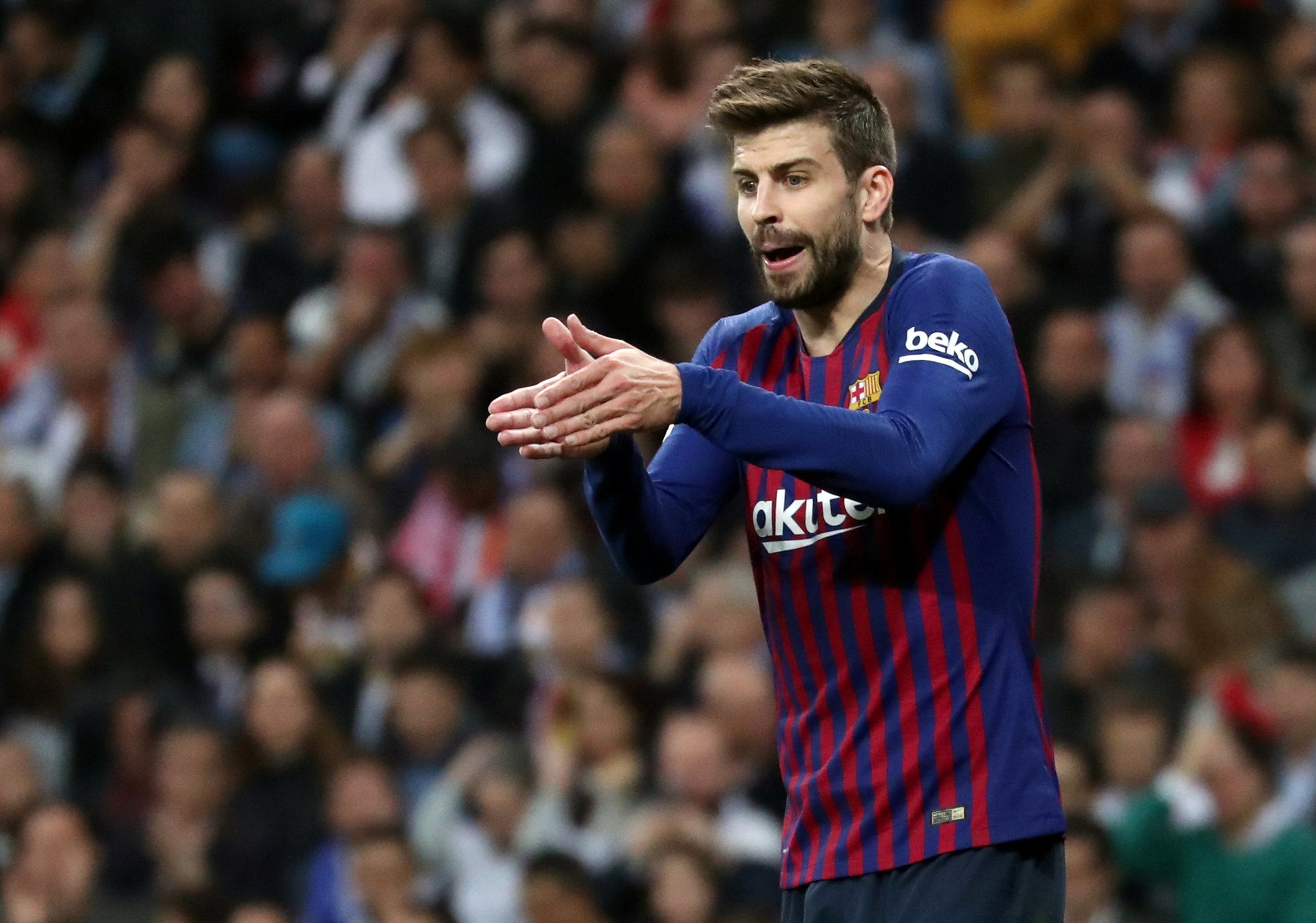 Piqué: "¿Candidatos a la Champions? Ahora mismo es difícil decirlo" Piqué: "¿Candidatos a la Champions? Ahora mismo es difícil decirlo"
