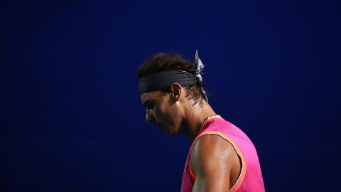 Rafa Nadal, durante el partido contra Kyrgios
