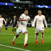 Rashford celebra su gol contra el PSG Rashford celebra su gol contra el PSG