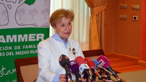 Carmen Quintanilla, presidenta de AFAMMER