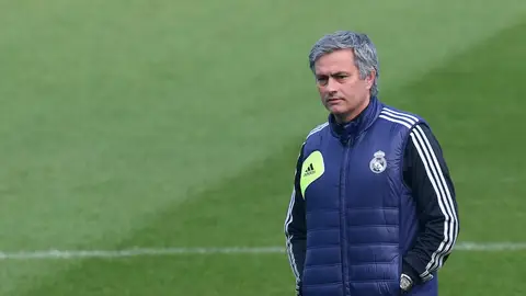 José Mourinho, durante su etapa como entrenador del Real Madrid José Mourinho, durante su etapa como entrenador del Real Madrid