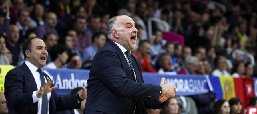 Pablo Laso, durante un partido Pablo Laso, durante un partido