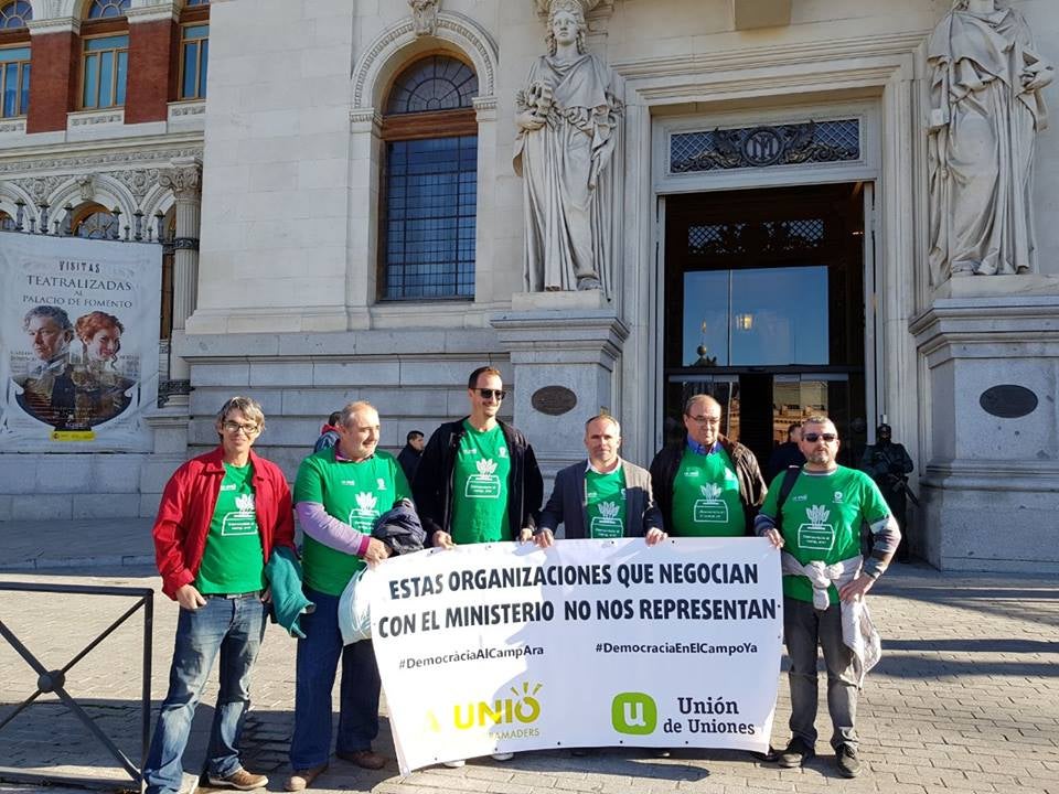 La Unió de Llauradors denuncia "un desplante" por parte del ministro de Agricultura, Luis Planas La Unió de Llauradors denuncia "un desplante" por parte del ministro de Agricultura, Luis Planas