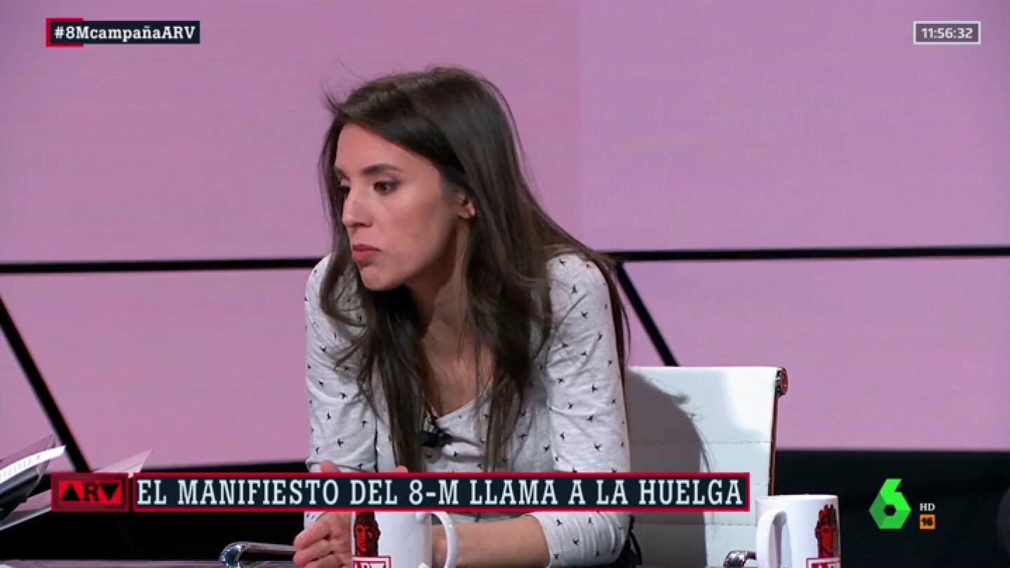 Irene Montero en ARV