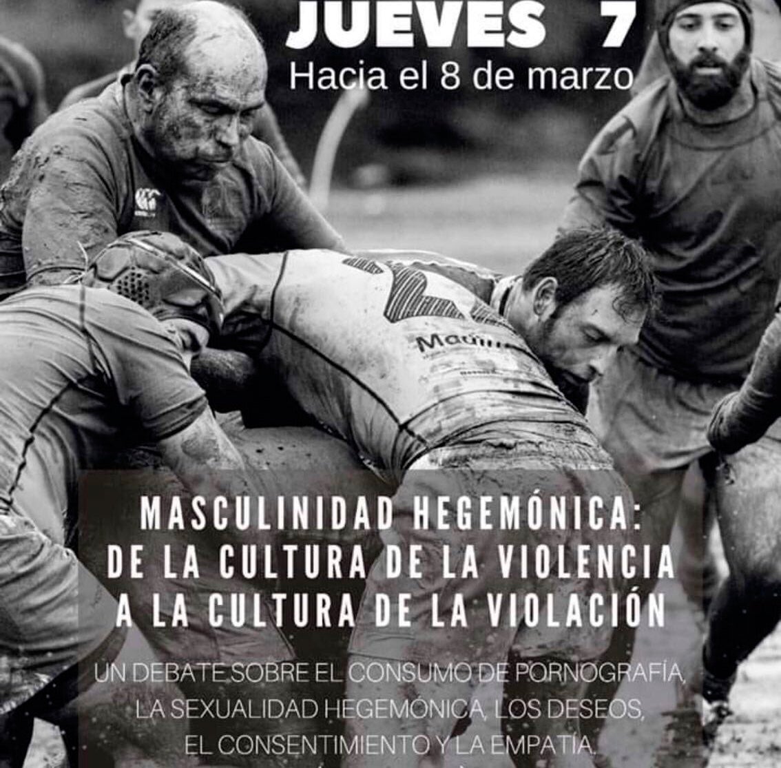 Malestar en el rugby por un cartel que vincula el deporte con la violencia machista Malestar en el rugby por un cartel que vincula el deporte con la violencia machista