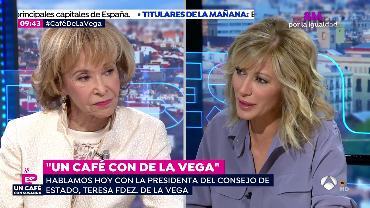 María Teresa Fernández de la Vega: "Las mujeres queremos vivir sin miedo" María Teresa Fernández de la Vega: "Las mujeres queremos vivir sin miedo"