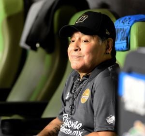 Diego Armando Maradona, durante un partido Diego Armando Maradona, durante un partido