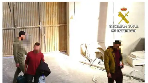Parte del grupo desarticulado por la Guardia Civil de Ibi Parte del grupo desarticulado por la Guardia Civil de Ibi