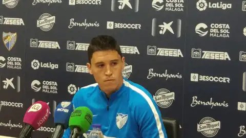 Fede Ricca, jugador del Málaga CF Fede Ricca, jugador del Málaga CF