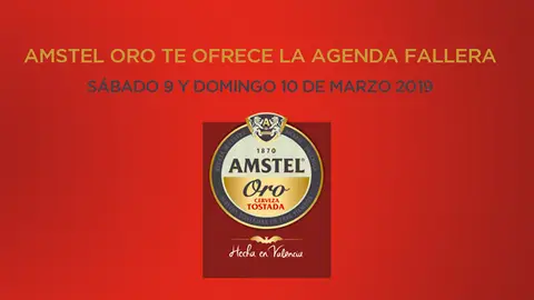 Amstel Oro Agenda Fallera