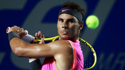 Rafa Nadal, en acci&oacute;n en Acapulco