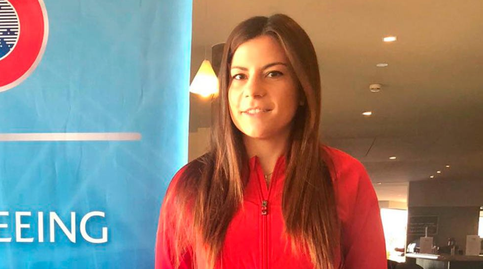 Zulema González: "Esa idea de que eras un marimacho de niña si jugabas al fútbol por fin ha desaparecido" Zulema González: "Esa idea de que eras un marimacho de niña si jugabas al fútbol por fin ha desaparecido"
