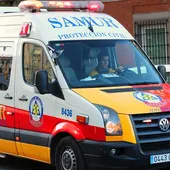 Imagen de un equipo de SAMUR Imagen de un equipo de SAMUR