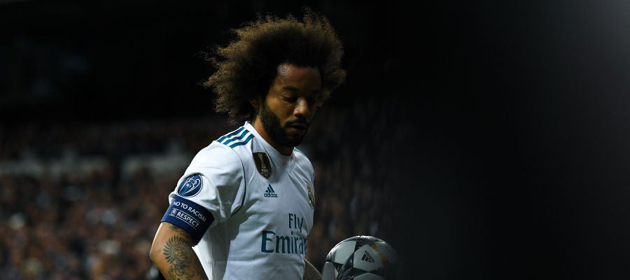 Marcelo, en un partido del Real Madrid en Champions Marcelo, en un partido del Real Madrid en Champions