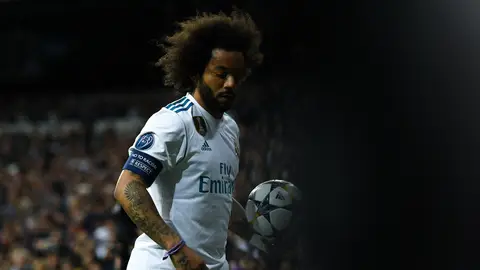 Marcelo, en un partido del Real Madrid en Champions Marcelo, en un partido del Real Madrid en Champions